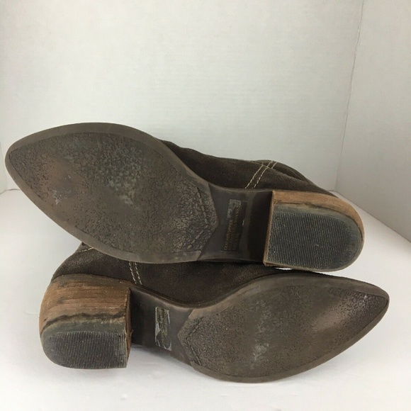 Matisse Suede Western-Style Heeled Boots | 9.5 | Brown - Picture 6 of 8